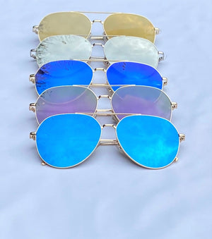 Mirror aviator sunglasses